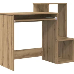 vidaXL Skrivbord Artisan Ek 106 x 41 x 88.5 cm Konstruerat trä