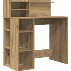 vidaXL Skrivbord Artisan Ek 90 x 48 x 101,5 cm Konstruerat trä