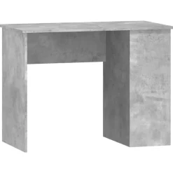 vidaXL Skrivbord 100x55x75 cm konstruerat trä Betonggrå