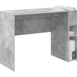Online vidaXL Skrivbord 109 x 50 x 78 cm Konstruerat trä Betonggrå