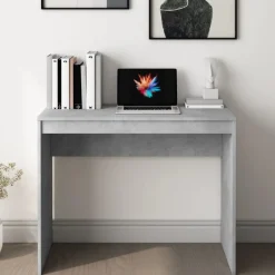 Discount vidaXL Skrivbord 90x40x72 cm konstruerat trä Betonggrå