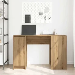 Sale vidaXL Skrivbord hantverksmässig ek 120x42x76 cm konstruerat trä artisan ek