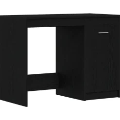 Hot vidaXL Skrivbord med lagring 100 x 50 x 76 cm Konstruerat trä Svart ek
