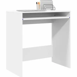 Hot vidaXL Skrivbord med låda 77.5 x 43 x 79 cm Konstruerat trä Vit
