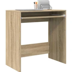 New vidaXL Skrivbord med låda Sonoma-ek 77.5 x 43 x 79 cm Konstruerat trä Sonoma ek