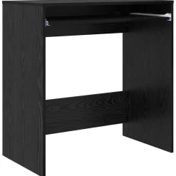 Hot vidaXL Skrivbord med låda 77.5 x 43 x 79 cm Konstruerat trä Svart ek