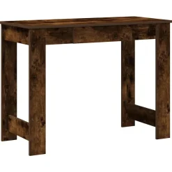 Outlet vidaXL Skrivbord 100x45x75 cm konstruerat trä Rökfärgad ek