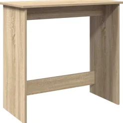 vidaXL Skrivbord sonoma-ek 80x40x75 cm konstruerat trä