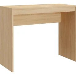 vidaXL Skrivbord sonoma-ek 90x40x72 cm konstruerat trä