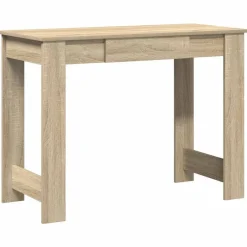 Outlet vidaXL Skrivbord sonoma-ek 100x45x75 cm konstruerat trä Sonoma ek