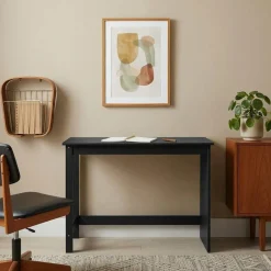 Sale vidaXL Skrivbord 112 x 50 x 75 cm Massiv furu Svart