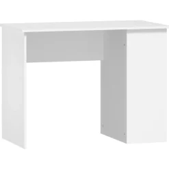 vidaXL Skrivbord 100x55x75 cm konstruerat trä Vit