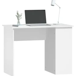 vidaXL Skrivbord 100x55x75 cm konstruerat trä Vit