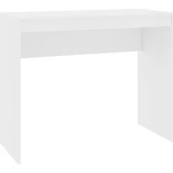 vidaXL Skrivbord vit 90x40x72 cm konstruerat trä