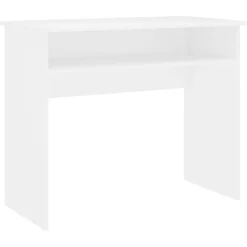 vidaXL Skrivbord 90x50x74 cm konstruerat trä Vit