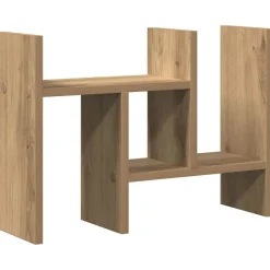 vidaXL Skrivbordshållare Artisan Ek 50 x 15,5 x 35,5 cm