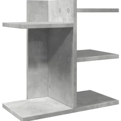 vidaXL Skrivbordshyllor betonggrå 42x21,5x42 cm konstruerat trä