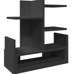 Online vidaXL Skrivbordshyllor 49x20x52,5 cm konstruerat trä Svart