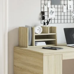 Outlet vidaXL Skrivbordshyllor sonoma-ek 44,5x24x25 cm konstruerat trä Sonoma ek