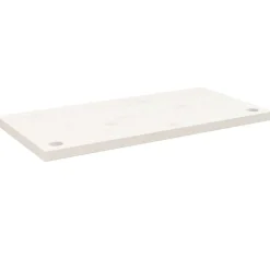 Best vidaXL Skrivbordsskiva 80x40x2,5 cm massiv furu Vit