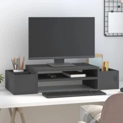 Best vidaXL Skärmställ 70x27,5x15 cm massiv furu Grå