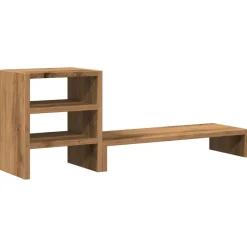 Clearance vidaXL Skärmställ med förvaring konstruerat trä ek artisan ek