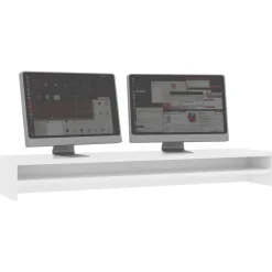 Clearance vidaXL Skärmställ 100x24x13 cm konstruerat trä Vit