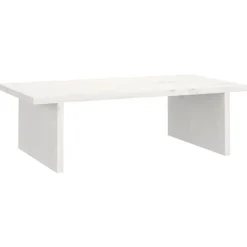 vidaXL Skärmställ vit 50x27x15 cm massiv furu
