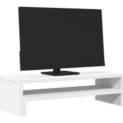 Online vidaXL Skärmställ 54x22x15 cm konstruerat trä Vit