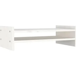 Hot vidaXL Skärmställ 50x27x15 cm massiv furu Vit