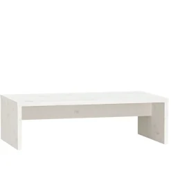 Clearance vidaXL Skärmställ 50x27x15 cm massiv furu Vit