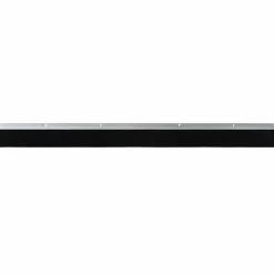 vidaXL Skruvmonterade dörrborsttätningslister 2 pcs Silver 100 cm
