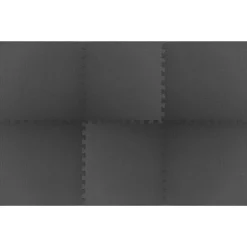 Outlet vidaXL Skyddsmatta 6 st 2,16 ㎡ EVA-skum Svart