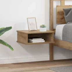 Outlet vidaXL Sängbord 2 pcs 40 x 31 x 15 cm Konstruerat trä artisan ek