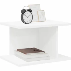 vidaXL Sängbord Vit 40 x 30 x 25 cm Konstruerat trä