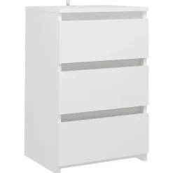Online vidaXL Sängbord 40x35x62,5 cm konstruerat trä Vit