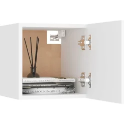 Online vidaXL Sängbord 30,5x30x30 cm konstruerat trä Vit