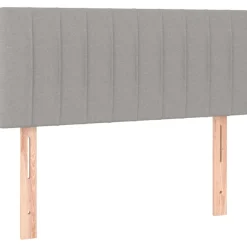 Clearance vidaXL Sänggavel 80x5x78/88 cm tyg Ljusgrå