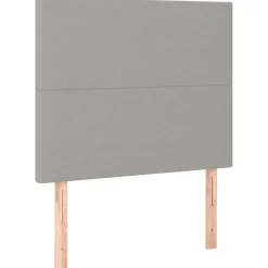 Sale vidaXL Sänggavel 80x5x118/128 cm tyg Ljusgrå