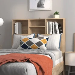 Best vidaXL Sänggavel med förvaring sonoma-ek 100x19x103,5 cm Sonoma ek
