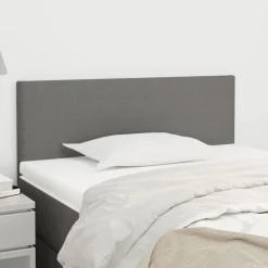 New vidaXL Sänggavel 80x5x78/88 cm tyg Mörkgrå