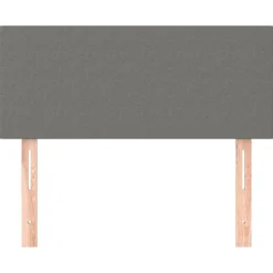 New vidaXL Sänggavel 80x5x78/88 cm tyg Mörkgrå