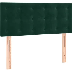 vidaXL Sänggavel mörkgrön 80x5x78/88 cm sammet