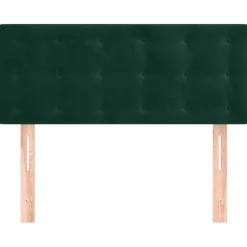 vidaXL Sänggavel mörkgrön 80x5x78/88 cm sammet