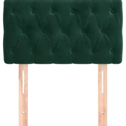 Best vidaXL Sänggavel 80x7x78/88 cm sammet Mörkgrön