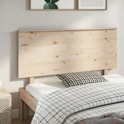 vidaXL Sänggavel 144x6x82,5 cm massiv furu