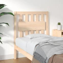 Sale vidaXL Sänggavel 80,5x4x100 cm massiv furu Naturfärg