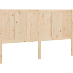 Sale vidaXL Sänggavel 125,5x4x100 cm massiv furu Naturfärg