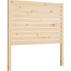 Discount vidaXL Sänggavel 81x4x100 cm massiv furu Naturfärg