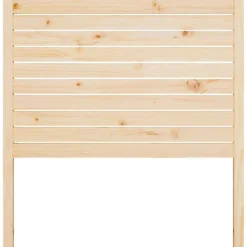 Discount vidaXL Sänggavel 81x4x100 cm massiv furu Naturfärg